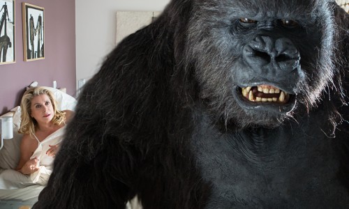 Catherine Deneuve invites a gorilla into her boudoir in The Brand New Testament