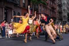 Ariana DeBose as Anita and David Alvarez as Bernardo in 20th Century Studios’ WEST SIDE STORY. Photo by Niko Tavernise. © 2020 20th Century Studios. All Rights Reserved.
